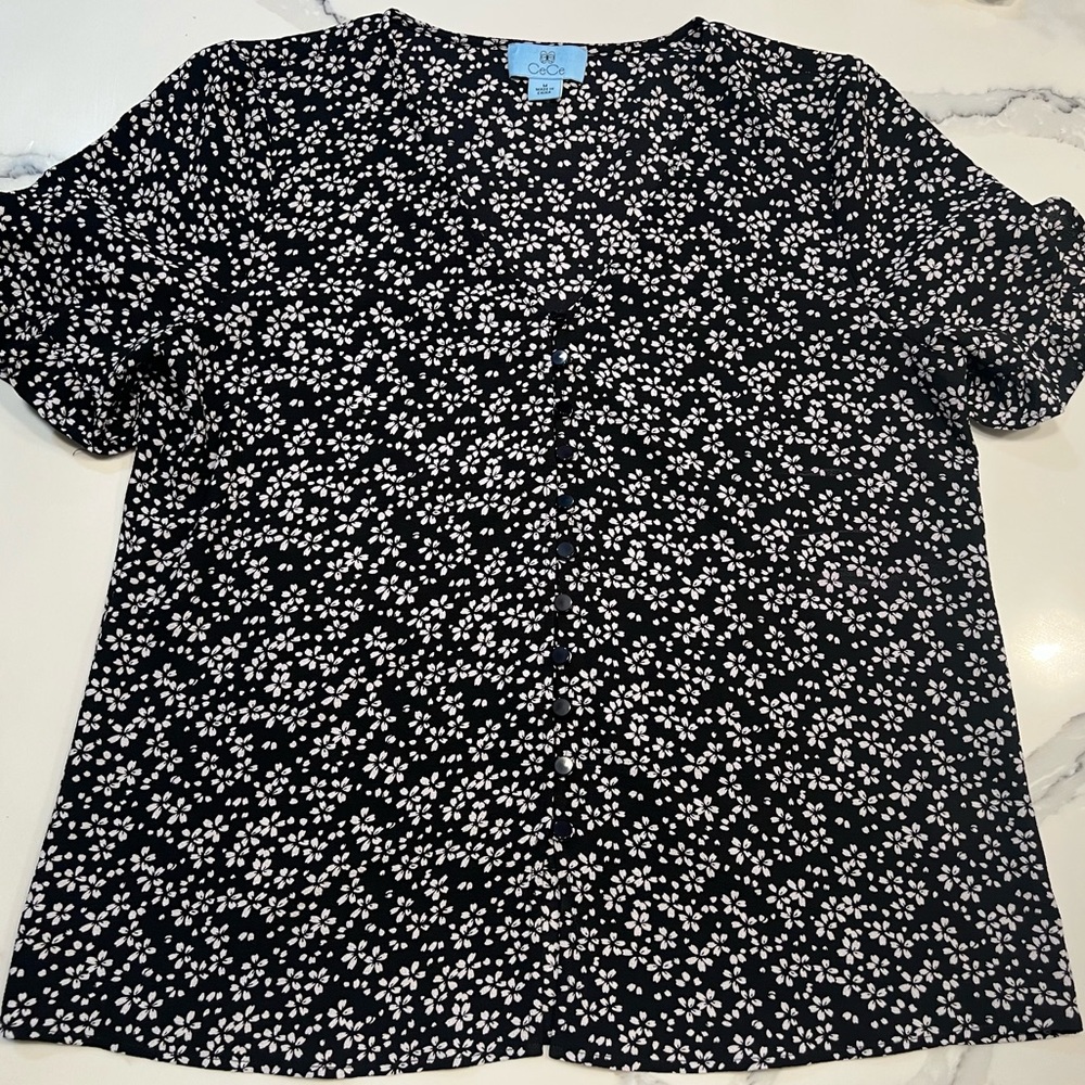 Flower Print Blouse